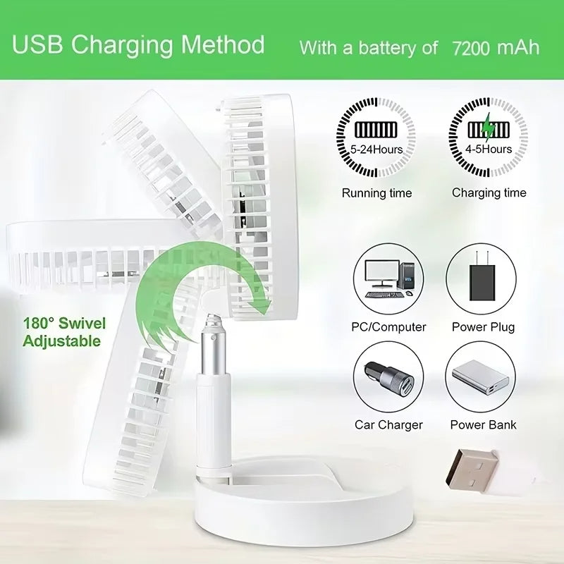 Foldable Telescopic Fan